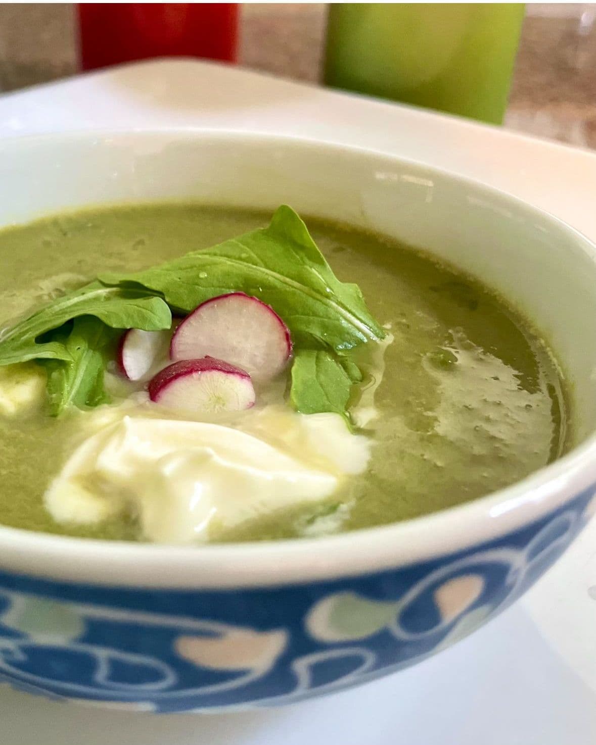 Asparagus & Sorrel Bisque