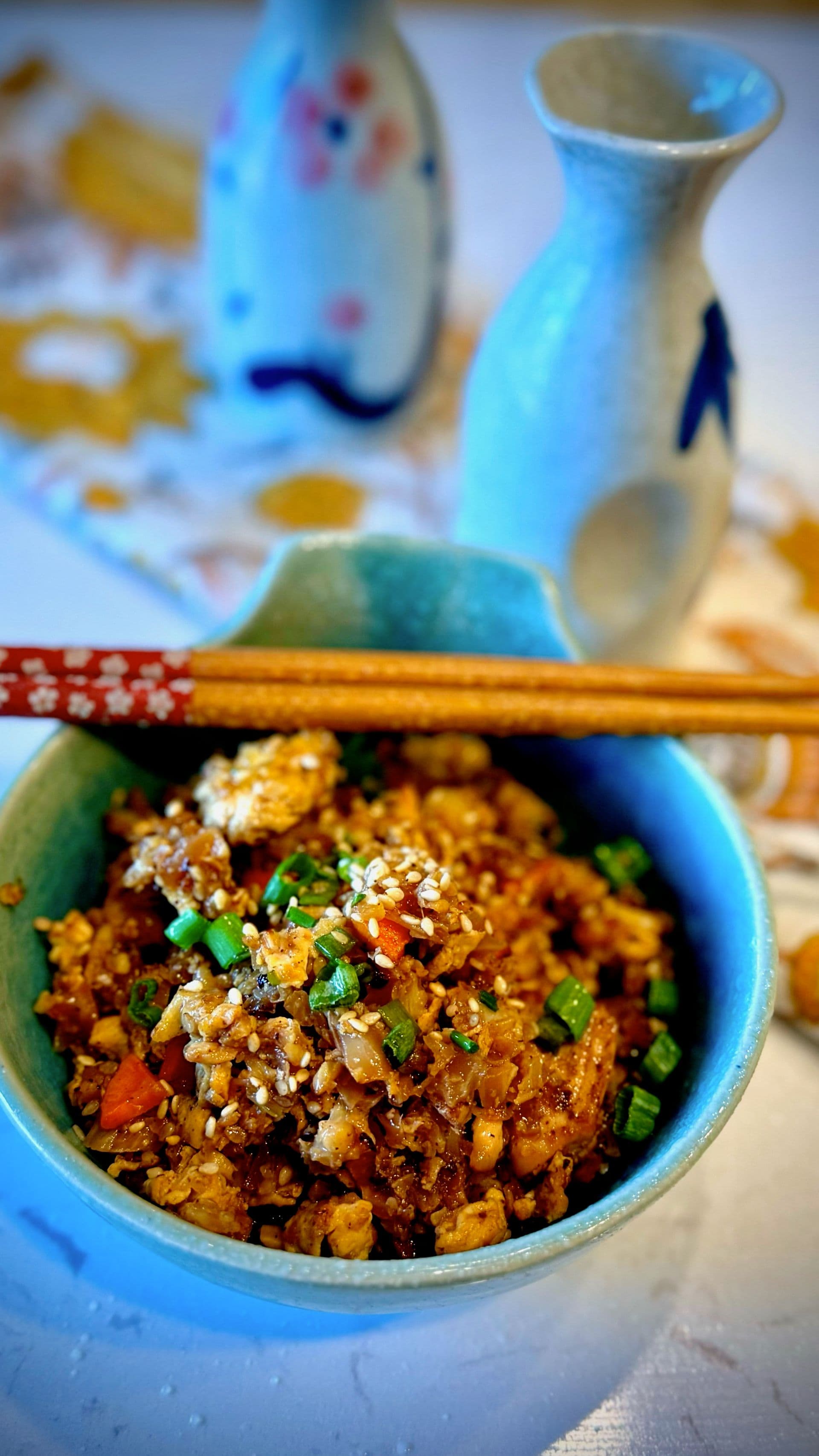 Cauliflower chicken fried rice