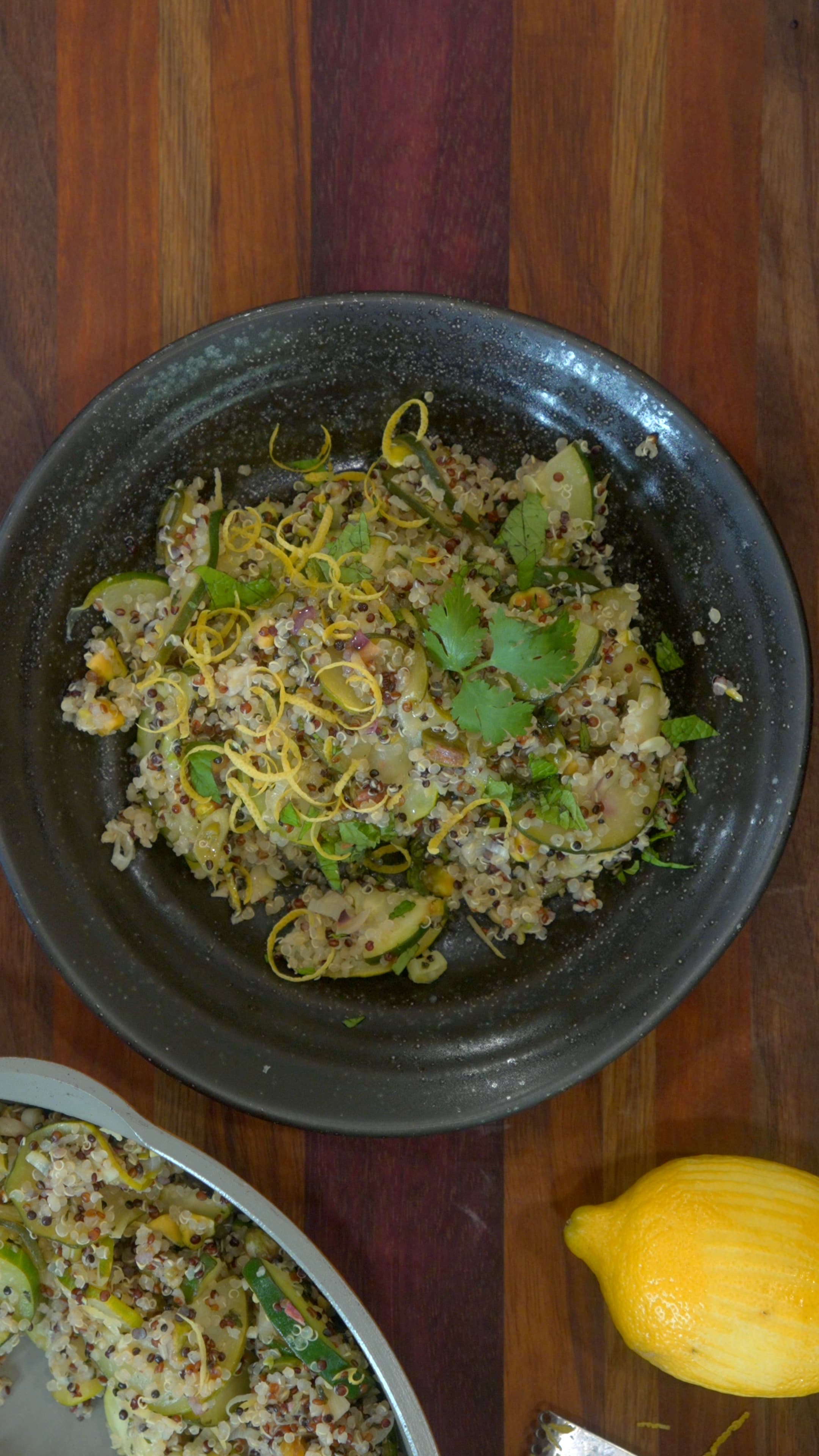 Quinoa & Zucchini Salad. The Perfect Protein Flip™ Side
