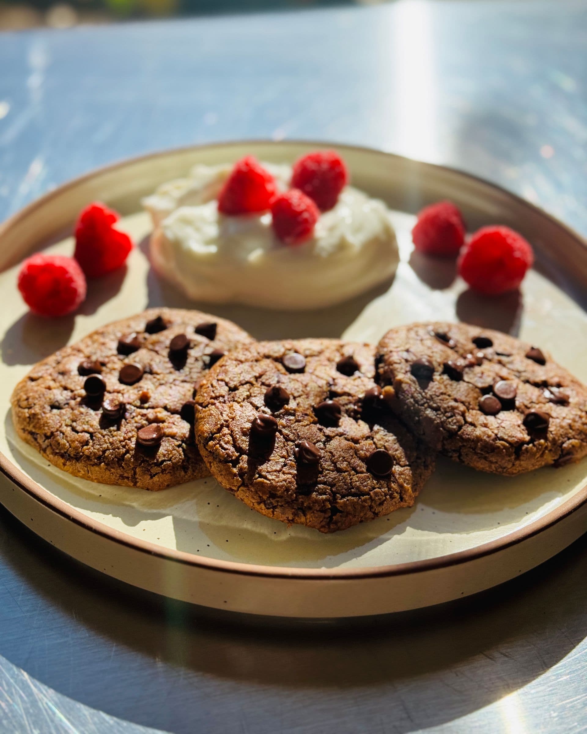 Chickpea, chocolate chip cookies