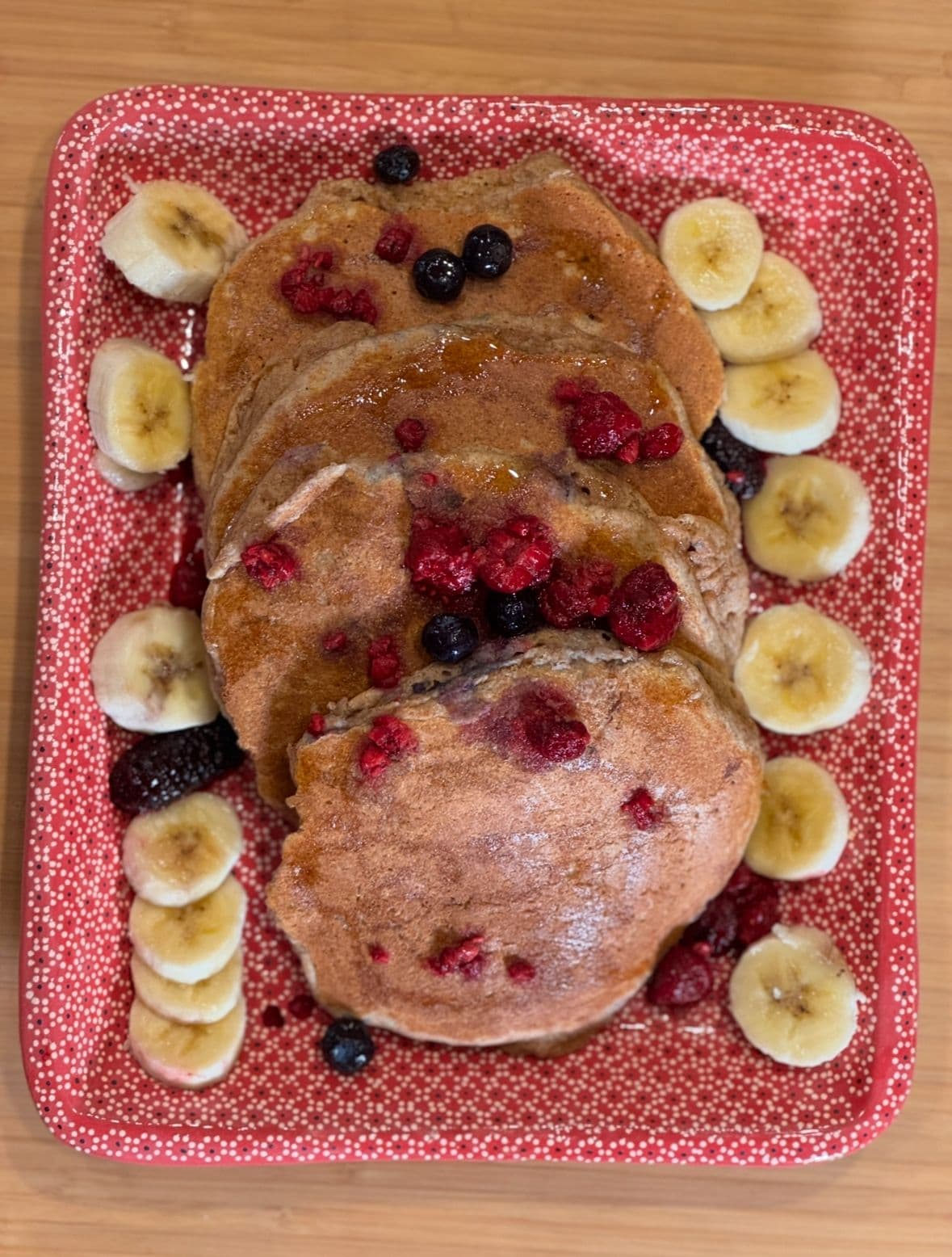 Fluffy Sourdough Discard Pancakes. High-Protein and Fiber-Packed Breakfast