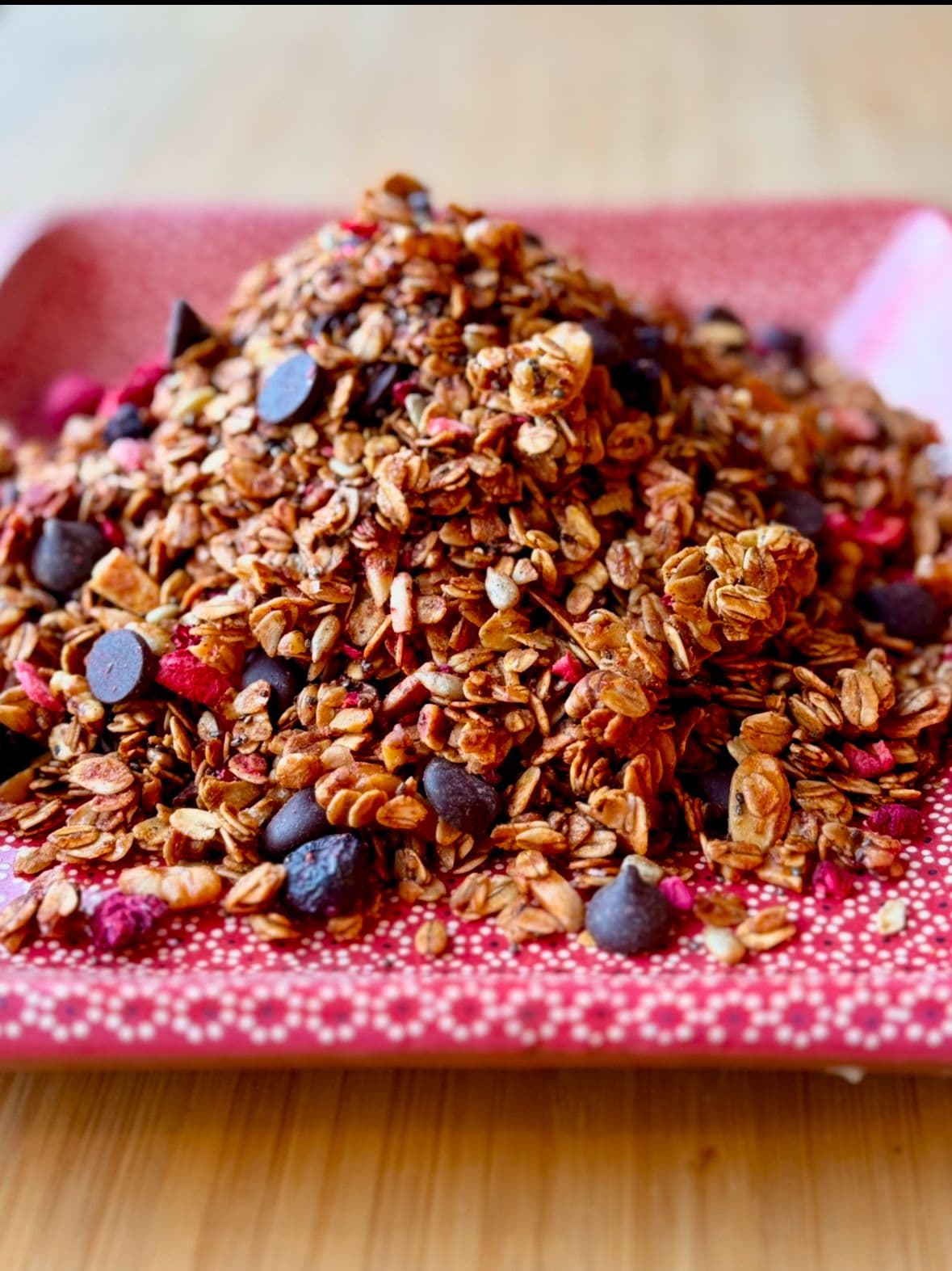 Healthy Coconut Oil Granola with Added Fiber & Yogurt