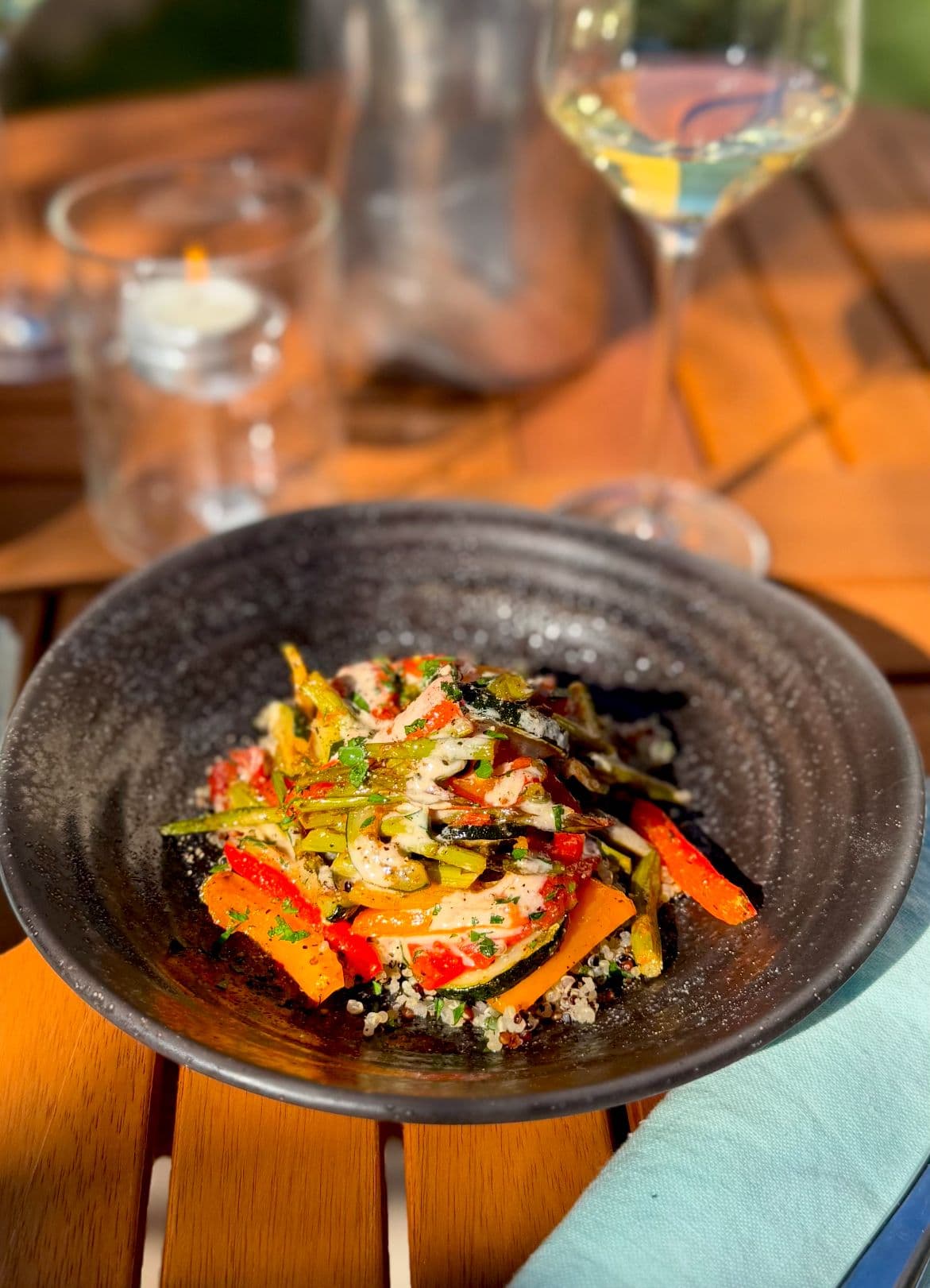 Lemon Herb Quinoa with Roasted Vegetables