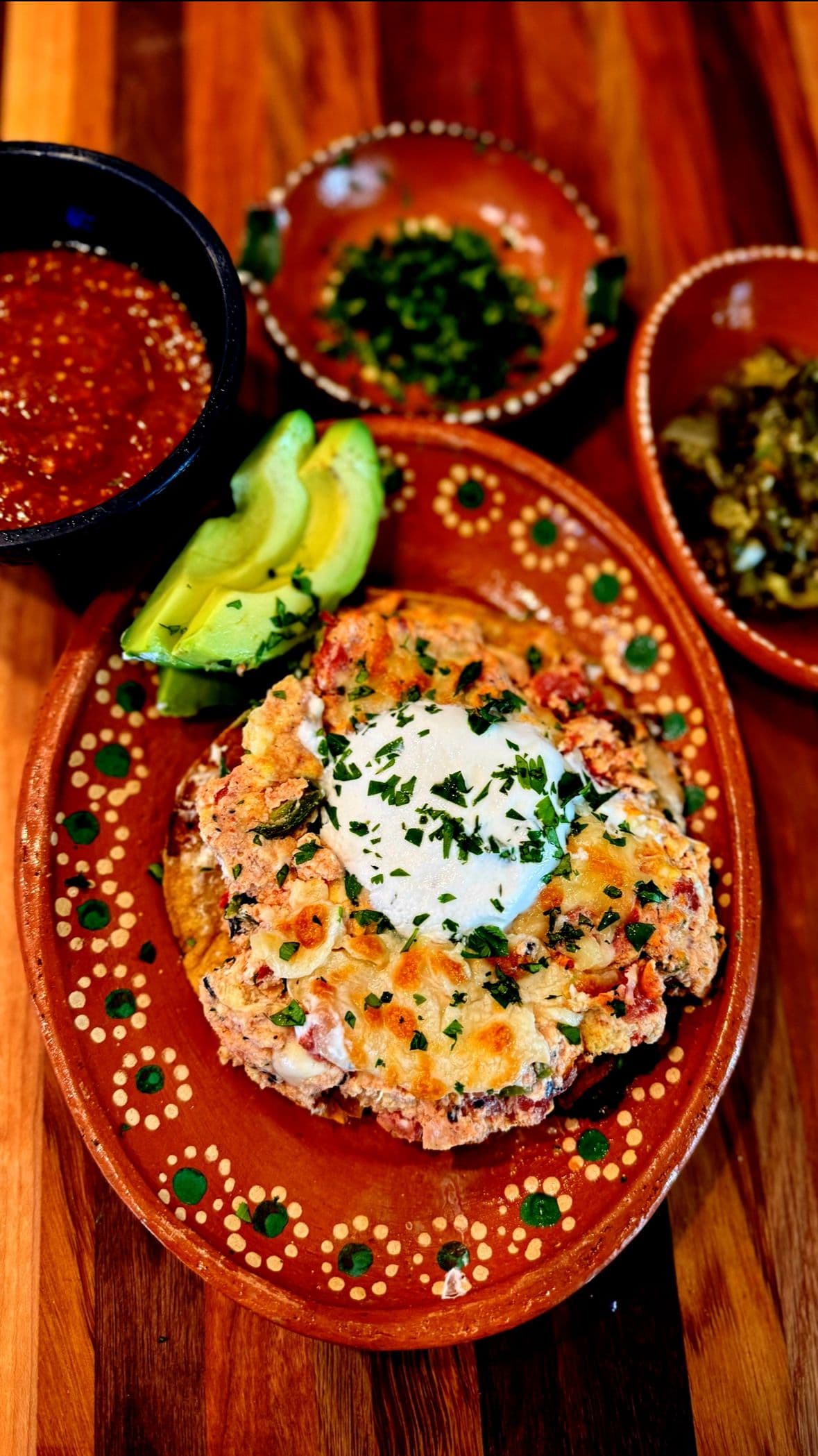 Protein Flip™ Huevos Rancheros with Pinto Beans, Greek Yogurt & Pepitas