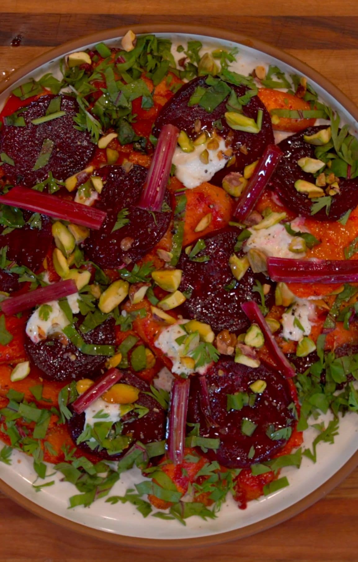 Roasted Beet & Carrot Salad, Root-to-Leaf Salad Magic. Easy, Colorful & Flavorful