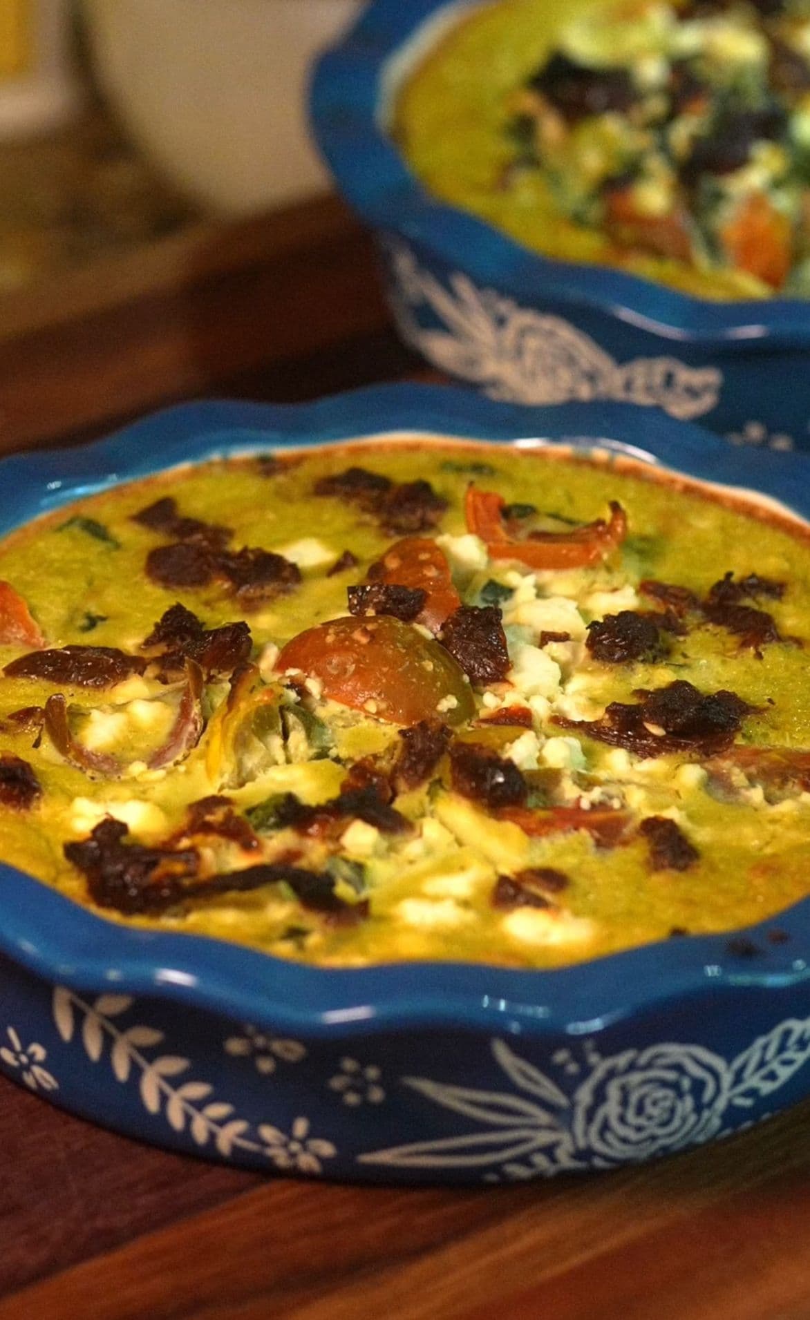 Savory Vegetable Clafoutis with French Herb Beans
