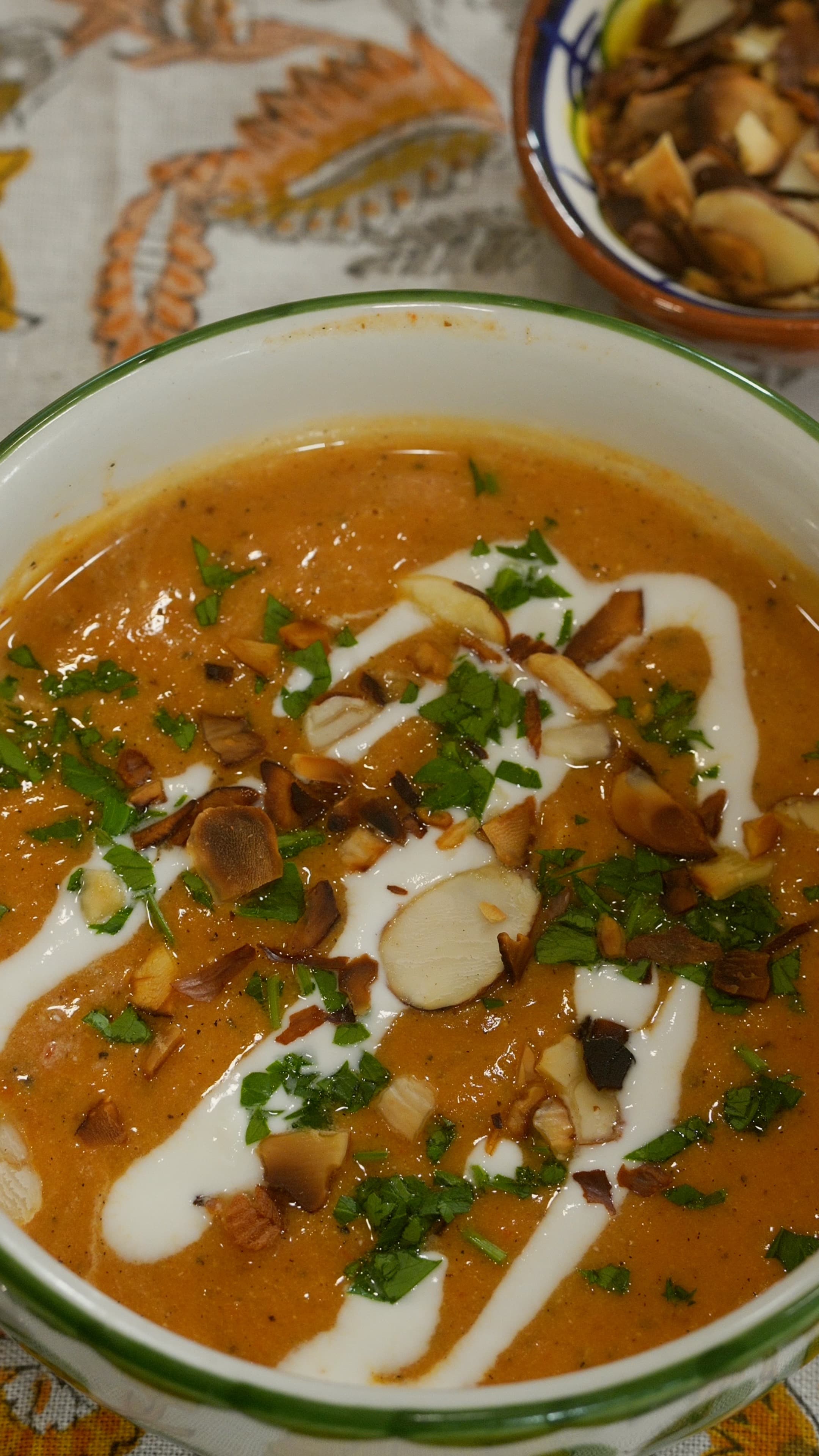 Smoky Autumn Vegetable Romesco Soup, The Protein Flip™ Way