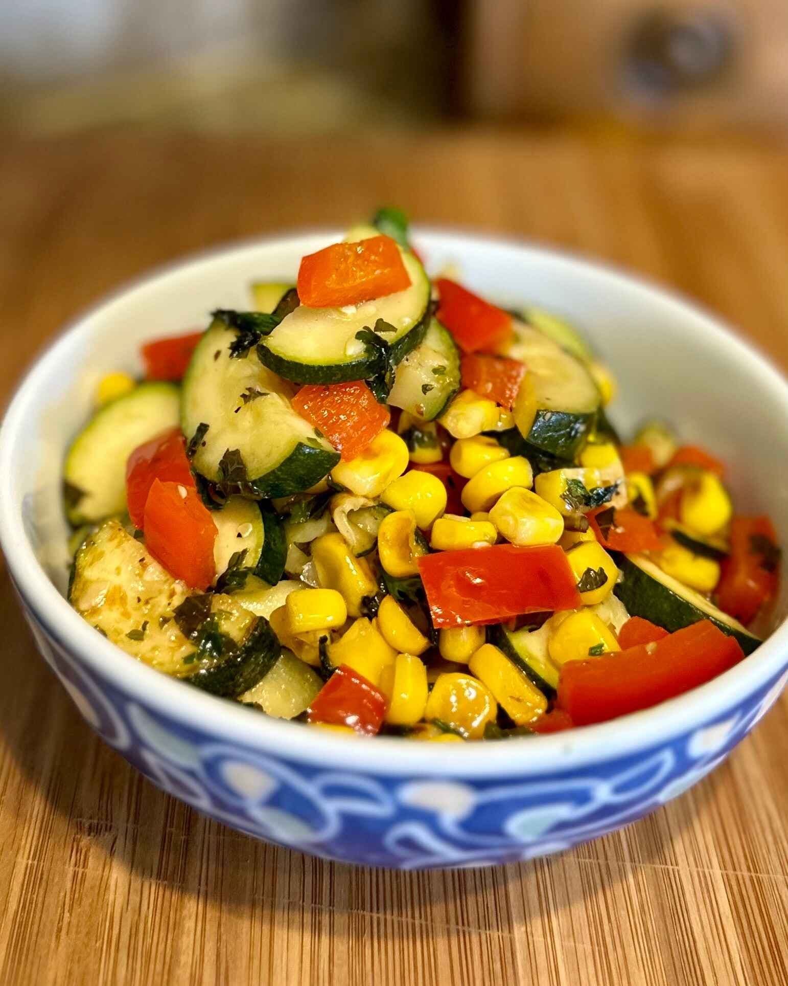 Vegetables in Mint Vinaigrette